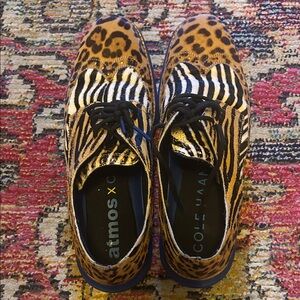 Cole Haan x atmos Men's Leopard and Zebra Print Oxfords